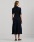 ფოტო #2 პროდუქტის Petite Cotton-Blend Polo Dress