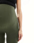 Mamalicious Maternity seamless legging in duffle bag green