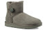 Угги женские UGG Bailey Button II Boot серого цвета 1016422 36 - фото #3