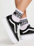 Vans Old Skool Stackform trainers in black and white