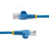 Фото #5 товара Cat5e Ethernet Patch Cable with Snagless RJ45 Connectors - 0.5 m - Blue - 0.5 m - Cat5e - U/UTP (UTP) - RJ-45 - RJ-45