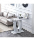 Фото #11 товара Minimalist Gray MDF Bar Table 47.2" Rectangular