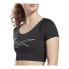 Women’s Short Sleeve T-Shirt Reebok Training MYT Black