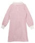 Toddler & Little Girls Collared Fit and Flare Sweater Dress