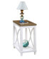 Florence Chairside End Table with Shelf