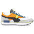 Фото #1 товара Puma Future Rider Play On Lace Up Mens Grey, Orange Sneakers Casual Shoes 37114