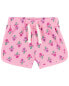 Фото #6 товара Baby Waffle Knit Pull-On Floral Shorts NB