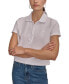 Фото #1 товара Women's Cropped Relaxed-Fit Polo