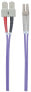 Фото #13 товара Intellinet Fiber Optic Patch Cable - OM4 - LC/SC - 2m - Violet - Duplex - Multimode - 50/125 µm - LSZH - Fibre - Lifetime Warranty - Polybag - 2 m - OM4 - LC - SC