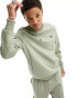 Фото #1 товара Fred Perry ripstop tricot sweatshirt in seagrass green