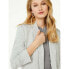 Фото #4 товара Scoop Blazer Coat Women's Size L Gray Peak Lapel Long Sleeve Polyester Stretch