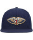 ფოტო #3 პროდუქტის Men's Navy New Orleans Pelicans Ground 2.0 Snapback Hat