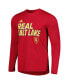 Фото #3 товара Men's Red Real Salt Lake Jersey Hook AEROREADY Long Sleeve T-shirt