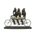 Decorative Figure DKD Home Decor Monkey Tricycle Black Golden Metal Resin Colonial (40 x 9 x 31 cm)