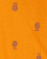 Baby 2-Piece Pineapple Polo Bodysuit & Short Set 9M