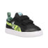 Фото #2 товара Puma Suede Light Flex Small World Ac Toddler Boys Black Sneakers Casual Shoes 3