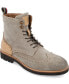 ფოტო #1 პროდუქტის Men's Welch Tru Comfort Foam Wingtip Ankle Boots