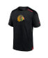 Фото #3 товара Men's Black Chicago Blackhawks Authentic Pro Performance T-shirt