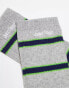 Santa Cruz screaming hand stripe socks in white