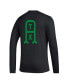 Фото #4 товара Men's Black Austin FC Jersey Hook AEROREADY Long Sleeve T-shirt