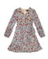 Фото #1 товара Платье для малышей Trixxi Big Girls с длинным рукавом и цветочным принтом