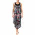 Фото #1 товара NY Collection Women's Chiffon Embellished Neckline Maxi Dress Jazzy Black XL