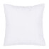 Cushion Happy White 40 x 40 cm Squared