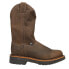Justin Original Workboots Rugged Chocolate Gaucho Work Mens Brown Casual Boots