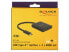 Delock 87719 - 2x HDMI - 3840 x 2160 pixels - Black - Plastic - 60 Hz - 0.25 m