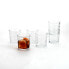 Set of glasses Quid Square Transparent Glass 260 ml (6 Units)