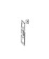 Men's D Logo Sterling Silver Drop Earring, DL1348040