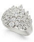 ფოტო #1 პროდუქტის Diamond Cluster Statement Ring (3 ct. t.w.) in 14k White Gold