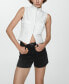 ფოტო #3 პროდუქტის Women's High-Rise Denim Shorts