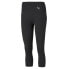 Puma Train Favorite Forever High Waisted 34 Inch Capri Leggings Pl Womens Black