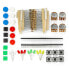 Фото #2 товара Set of electronic components - diodes, resistors, buttons