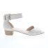 Фото #1 товара Gabor 6-5850-61 Womens Beige Leather Hook & Loop Strap Heels Shoes