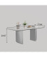 Фото #6 товара 12mm Sintered Stone Dining Table with Stainless Steel Base