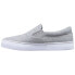 Фото #3 товара Lugz Clipper Classic Slip On Mens Grey Sneakers Casual Shoes MCLIPRT-0736