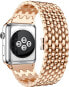 Фото #1 товара Ocelový tah s dračím vzorem pro Apple Watch 38/40/41 mm - Rose Gold