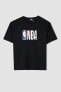 Fit Nba Wordmark Regular Fit Bisiklet Yaka Tişört