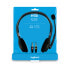 Logitech H110 headset - Wired - Office/Call center - 20 - 20000 Hz - 74 g - Headset - Black - Silver