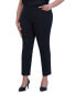 ფოტო #1 პროდუქტის Women's Pull-On Straight-Leg Pants