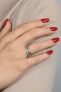 Фото #2 товара Original double silver ring RI064W