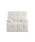 Фото #1 товара 360 Degree Swivel Fabric Single Sofa Heavy Duty Reclining Chair For Living Room, Cream