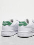 adidas Originals Court Super trainers in white and green