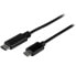 Фото #3 товара StarTech.com USB-C to Micro-B Cable - M/M - 2 m (6 ft.) - USB 2.0 - 2 m - USB C - Micro-USB B - USB 2.0 - Male/Male - Black