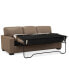 Фото #48 товара Ennia 82" Leather Queen Sleeper Sofa, Created for Macy's