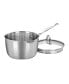 Фото #1 товара Chef's Classic Stainless Steel 3 Qt. Covered Cook-and-Pour Saucepan