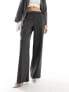 Фото #3 товара Object tailored wide leg trouser co-ord in grey