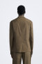 Фото #5 товара Костюмный пиджак из высокотехнологичной ткани ZARA